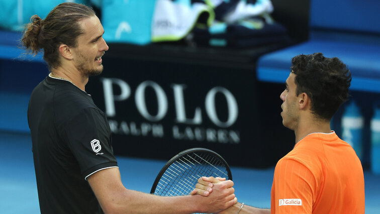 Alexander Zverev und Francisco Cerundolo treffen zum achten Mal aufeinander