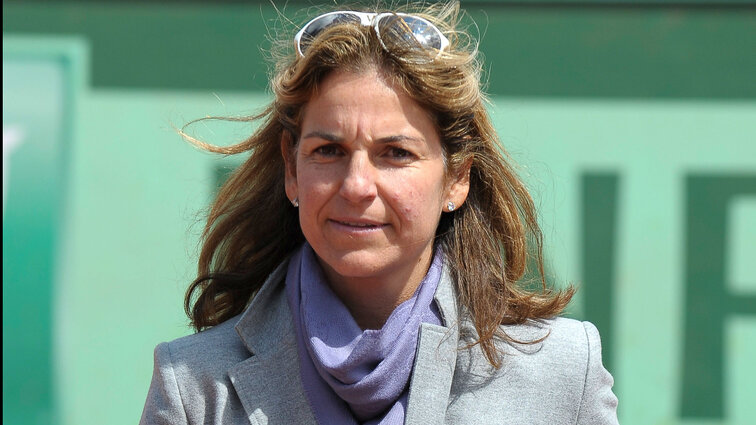 Arantxa Sanchez Vicario vor ein paar Jahren in Roland-Garros Arantxa Sanchez Vicario vor ein paar Jahren in Roland-Garros