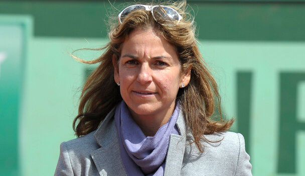 Arantxa Sanchez Vicario vor ein paar Jahren in Roland-Garros