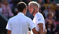 Daniil Medvedev und Jan-Lennard Struff treffen heute in Wimbledon aufeinander