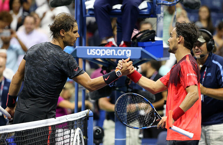 2015 verlor Rafael Nadal bei den US Open gegen Fabio Fognini 2015 verlor Rafael Nadal bei den US Open gegen Fabio Fognini