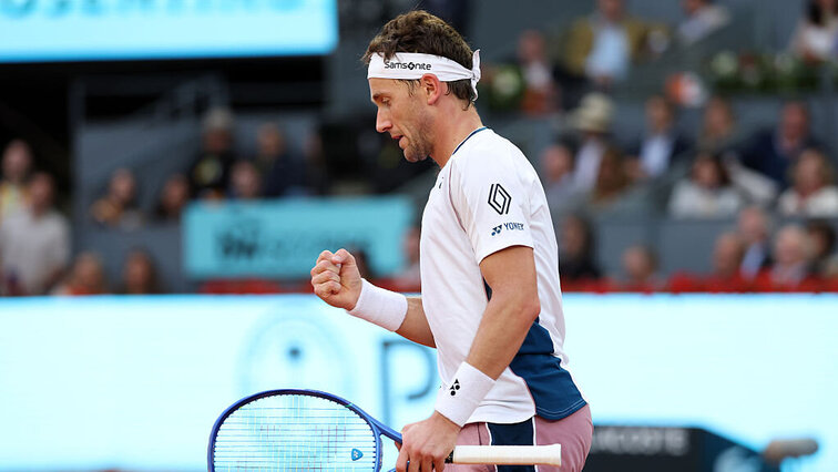 Mit seinem Titelgewinn in Madrid kehrt Casper Ruud zurück in die Top 10 der Weltrangliste. Getty Images