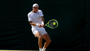 Jan-Lennard Struff spielte sein erstes Achtelfinale in Wimbledon.