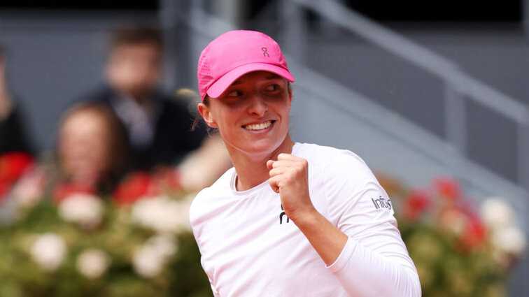 Iga Swiatek krönt ein starkes Turnier in Madrid mit dem Titel. Iga Swiatek krönt ein starkes Turnier in Madrid mit dem Titel.