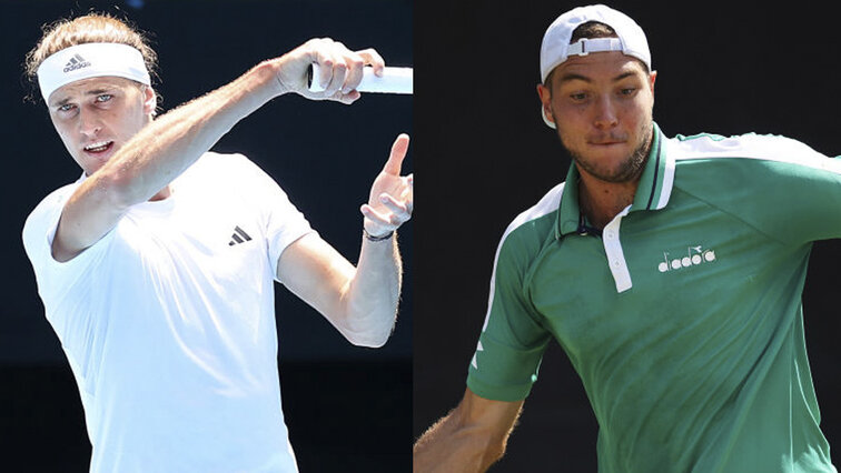 Alexander Zverev und Jan-Lennard Struff sind die beiden deutschen Top-Starter in Melbourne Alexander Zverev und Jan-Lennard Struff sind die beiden deutschen Top-Starter in Melbourne