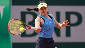 Eva Lys am Sonntag in Roland-Garros