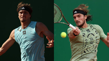 Alexander Zverev und Stefanos Tsitsipas treffen zum elften Mal aufeinander Alexander Zverev und Stefanos Tsitsipas treffen zum elften Mal aufeinander