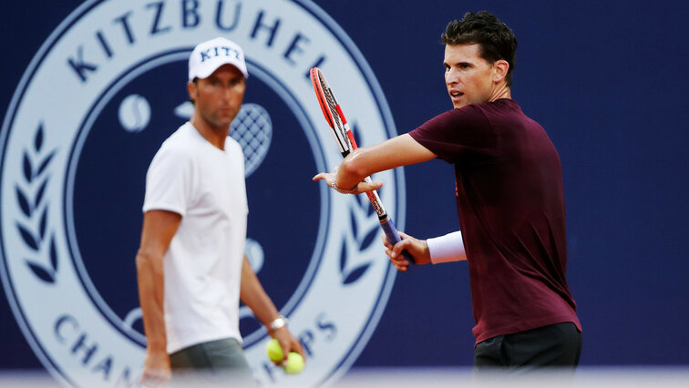 Wolfgang Thiem mit Sohn Dominic 2019 in Kitzbühel Wolfgang Thiem with his son Dominic 2019 in Kitzbühel