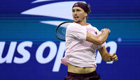 Alexander Zverev am Mittwoch in Flushing Meadows