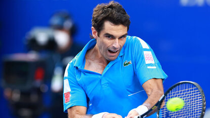 Pablo Andujar war einer der letzten Gegner von Roger Federer. Pablo Andujar war einer der letzten Gegner von Roger Federer.