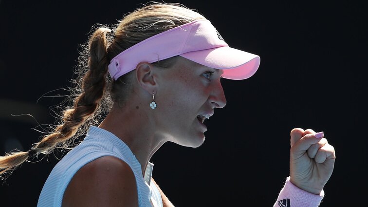 Kristina Mladenovic Kristina Mladenovic hat in Dubai Naomi Osaka verabschiedet