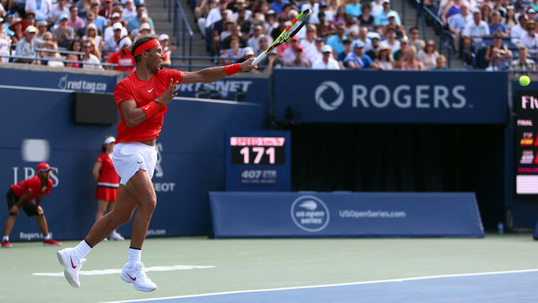 Rafael Nadal hat die letzten beiden Masters-Turniere in Kanada gewonnen Rafael Nadal hat die letzten beiden Masters-Turniere in Kanada gewonnen