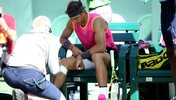 Rafael Nadal hat mit den Hartplätzen wenig Glück