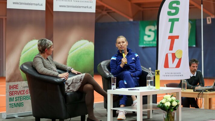 Starke Anbindung an den Steirischen Tennisverband und Präsidentin Barbara Muhr