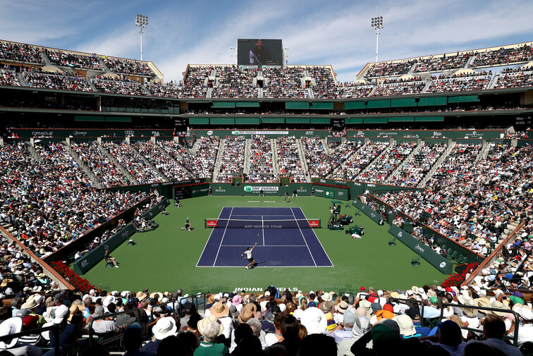 Volle Tribünen sind in Indian Wells Standard