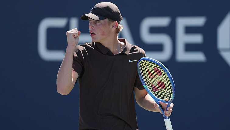 Mit 16 Jahren schaffte Cruz Hewitt in Brisbane seinen ersten Match-Erfolg in einem Challenger-Hauptfeld. Getty Images