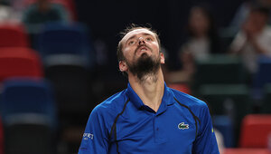 Danilil Medvedev scheiterte in Shanghai an Rafael Jodar.