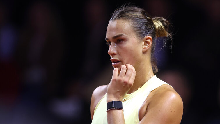 Aryna Sabalenka bei dem Porsche Grand Prix in Stuttgart 2023