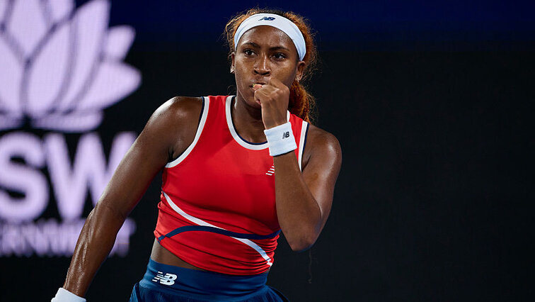 Coco Gauff hat am Samstag gegen Iga Swiatek überzeugt Coco Gauff hat am Samstag gegen Iga Swiatek überzeugt