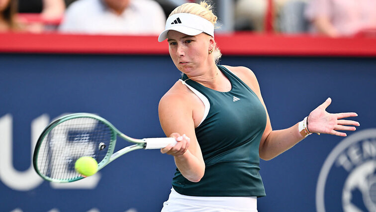 Clara Tauson spielt in Montreal groß auf Clara Tauson spielt in Montreal groß auf