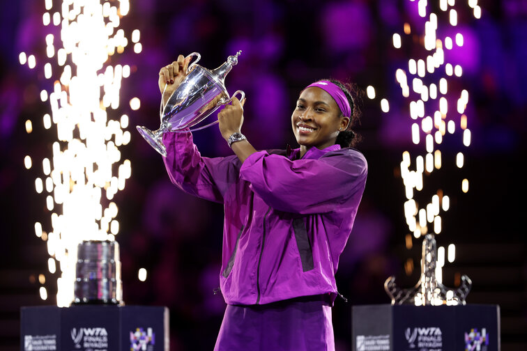 Coco Gauff, die Siegerin der WTA Finals 2024
