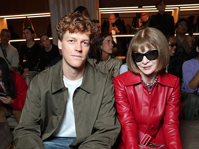 Jannik Sinner traf bei der Fashion Week in Mailand auf Anna Wintour
