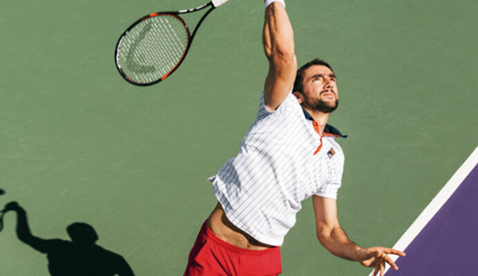 Die FILA Frühjahr-/Sommer-Tennis-Kollektion 2018 jetzt unter www.fila.de shoppen