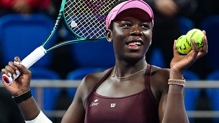 Victoria Mboko hat dieser Tage gut lachen Victoria Mboko hat dieser Tage gut lachen