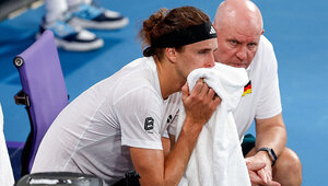 Alexander Zverev beim United Cup in Sydney
