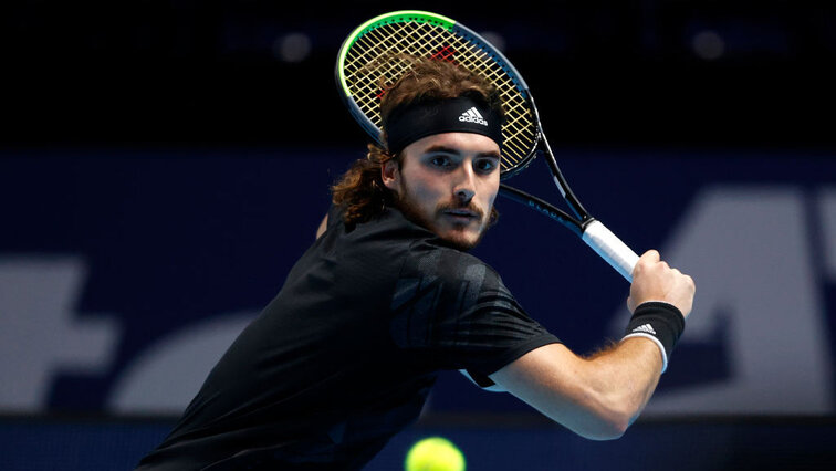 Stefanos Tsitsipas am Dienstag in London Stefanos Tsitsipas am Dienstag in London