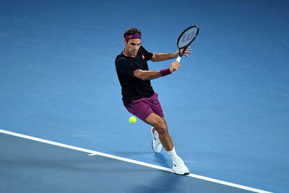 Roger Federer wird wohl bei den Australian Open auf die Tour zurückkehren Roger Federer bei den Australian Open in Melbourne