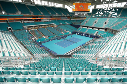 Das Hard-Rock-Stadium bei der ersten Austragung der Miami Open 2019