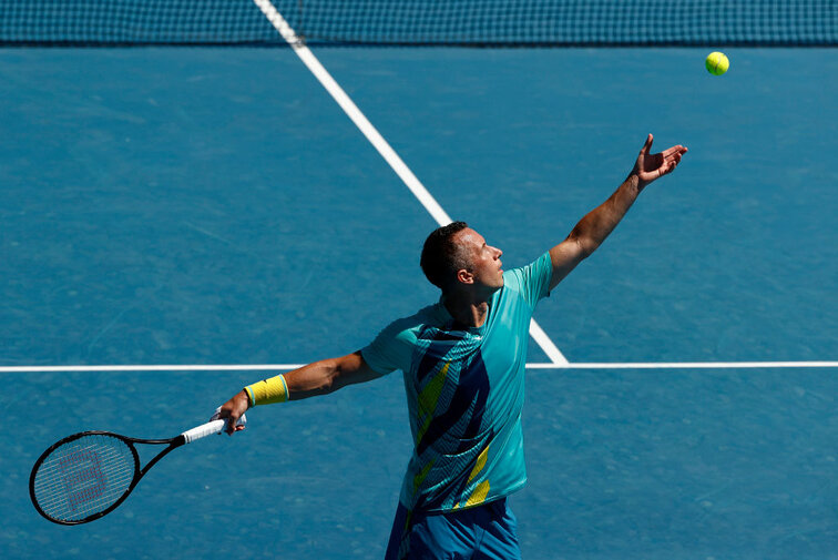 Philipp Kohlschreiber war gegen Roberto Bautista Agut chancenlos Philipp Kohlschreiber had no chance against Roberto Bautista Agut