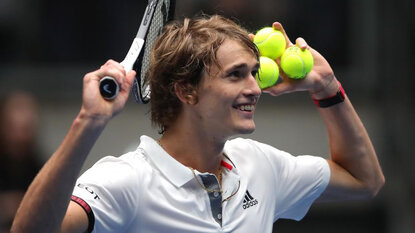 So war es Anfang 2019: Alexander Zverev im deutschen Davis-Cup-Team
