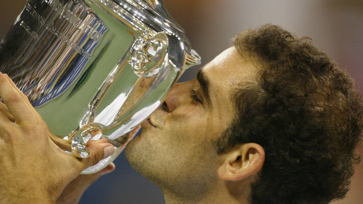 Pete Sampras has collected 14 Grand Slam titles in his career.