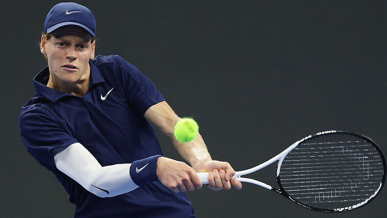 Jannik Sinner musste sich gegen Terence Atmane durchaus strecken Jannik Sinner musste sich gegen Terence Atmane durchaus strecken