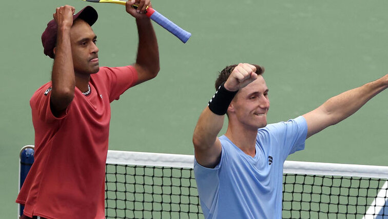 Rajeev Ram und Joe Salisbury durften in Flushing Meadows mal wieder jubeln Rajeev Ram und Joe Salisbury durften in Flushing Meadows mal wieder jubeln