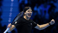 Alexander Zverev hatte in seinem ersten Match bei den ATP Finals die Kontrolle. Alexander Zverev hatte in seinem ersten Match bei den ATP Finals die Kontrolle.