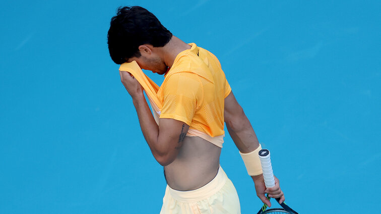 Carlos Alcaraz musste sich in Miami früh aus dem Turnier verabschieden.