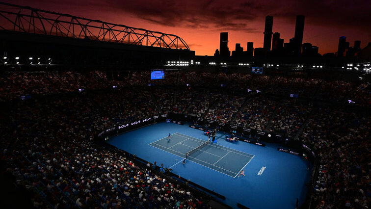 Die Tribünen bei den Australian Open sind voll