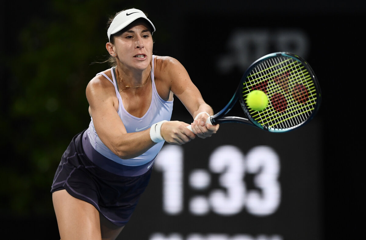 WTA Adelaide Belinda Bencic erreicht Halbfinale · tennisnet