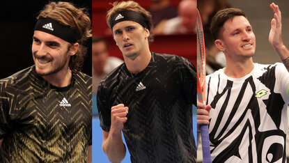Stefanos Tsitsipas, Alexander Zverev und Dennis Novak spielen heute in der Stadthalle Stefanos Tsitsipas, Alexander Zverev und Dennis Novak spielen heute in der Stadthalle