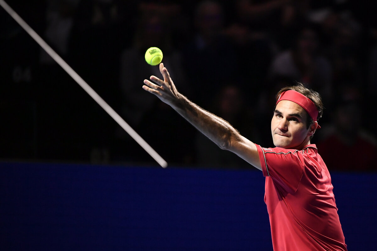 Roger Federer schlÃ¤gt in Basel Peter Gojowczyk Â· tennisnet.com