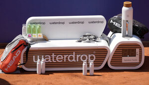 waterdrop ist offizieller Hydrations-Partner der ATP und mehrerer großer Turniere wie der Australian Open 