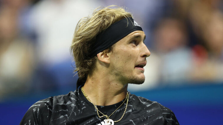 Alexander Zverev am Samstagabend in New York Alexander Zverev on Saturday evening in New York