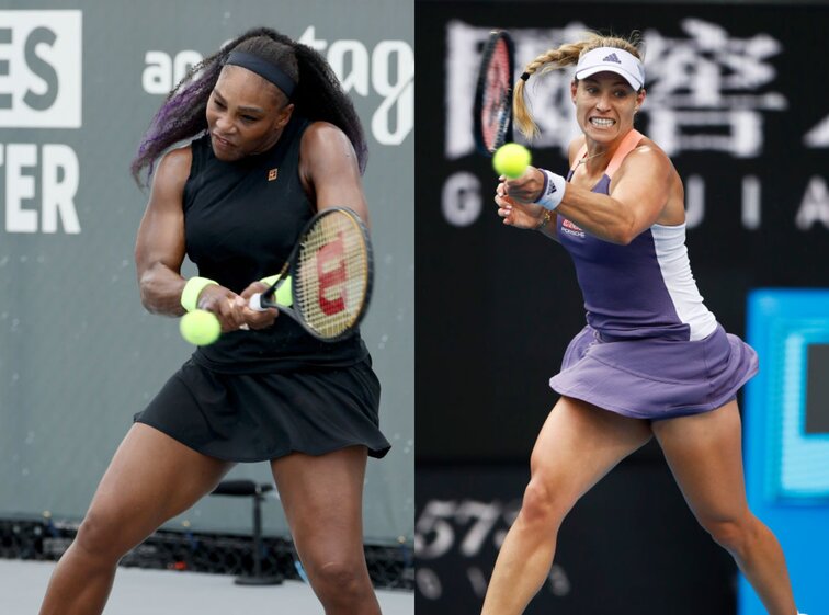 Serena Williams und Angelique Kerber