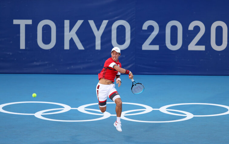 Kei Nishikori's hope for a medal lives on