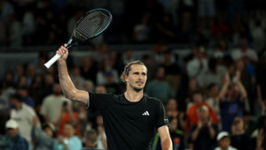 Alexander Zverev zeigte gegen Alexandre Müller verschiedene Seiten seines Spiels.