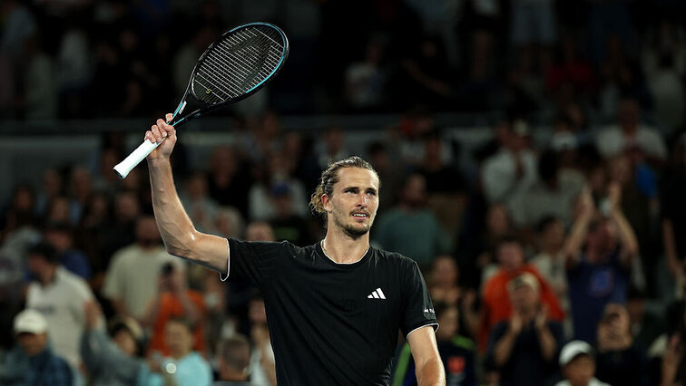 Alexander Zverev zeigte gegen Alexandre Müller verschiedene Seiten seines Spiels.