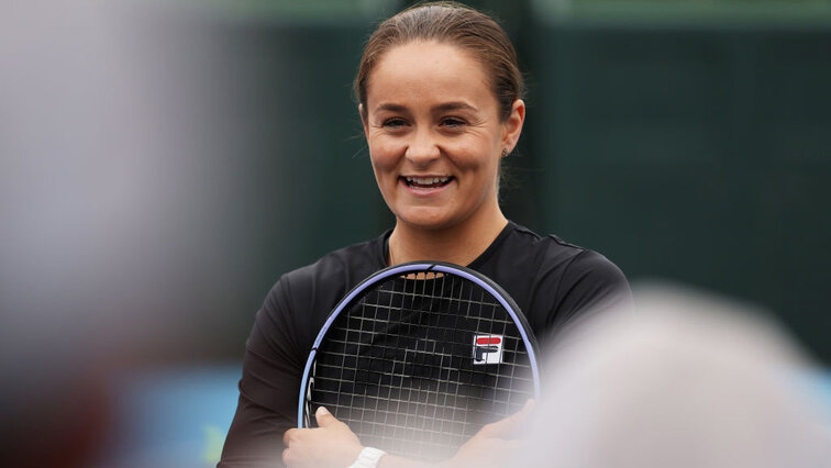 Ashleigh Barty has hung up the tennis racket